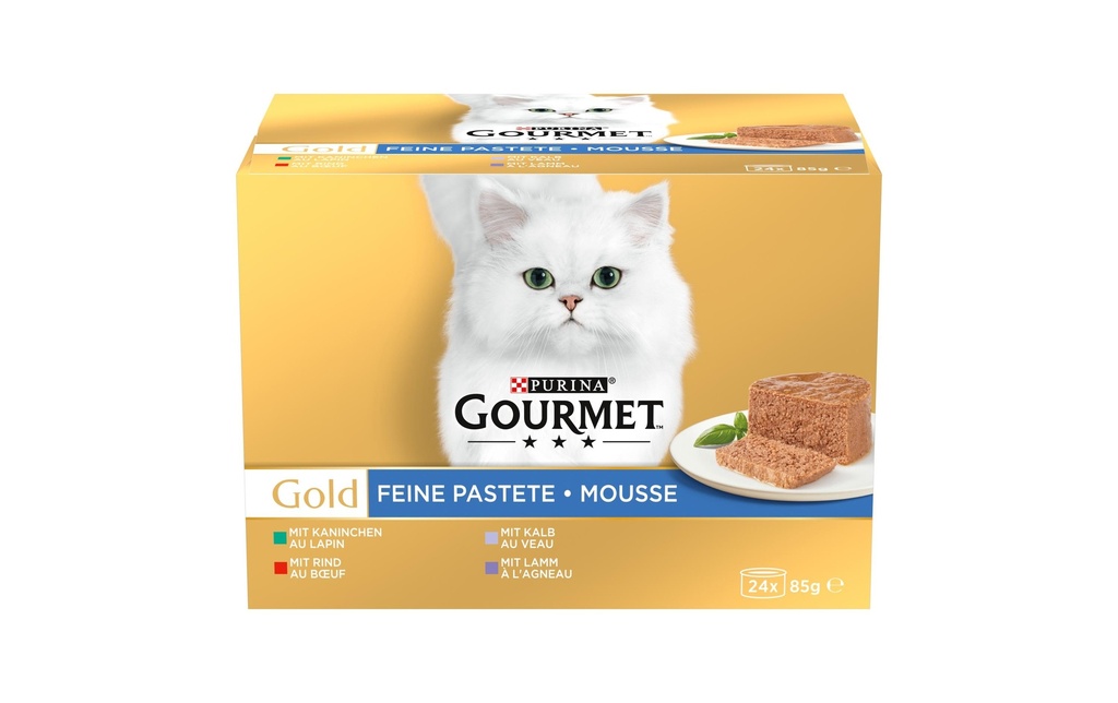 Purina Gourmet Alimentation humide Gourmet Gold viande fine de pâté