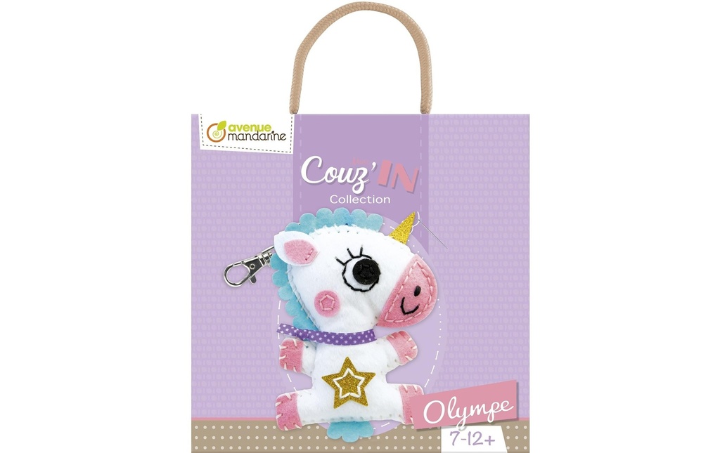 AVENUE MANDARINE Set bricolage licorne Olympe