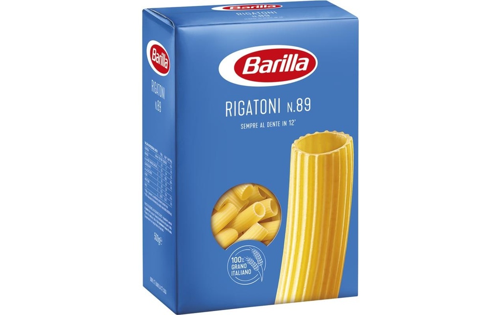 Barilla Pâtes alimentaires Rigatoni n.89 500 g