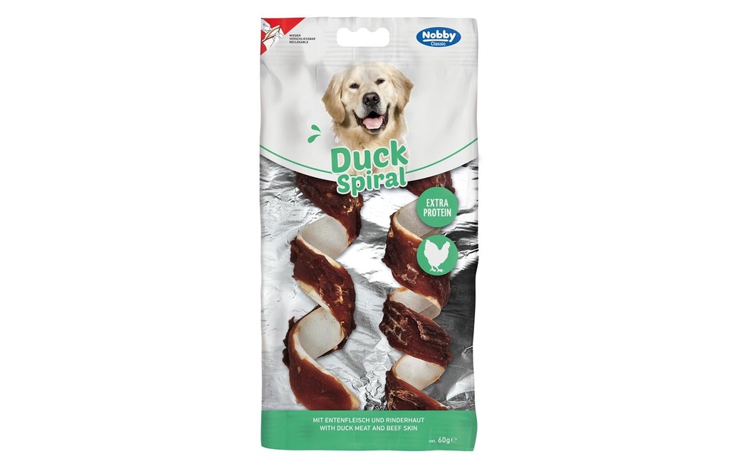 Nobby StarSnack Classic Barbecue Duck Spiral, 60 g