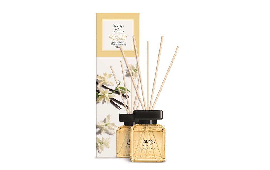 ipuro Bâtonnets parfumés Vanille douce 100 ml 100 ml