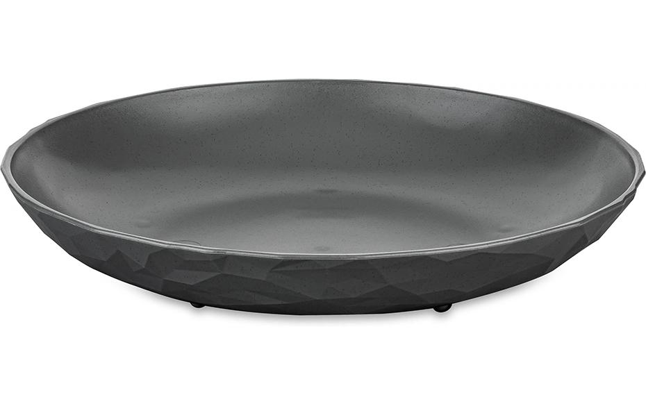 Koziol Assiette de soupe et de pâtes Club Ø 22 cm, 1 Pièce/s,  Ash Grey