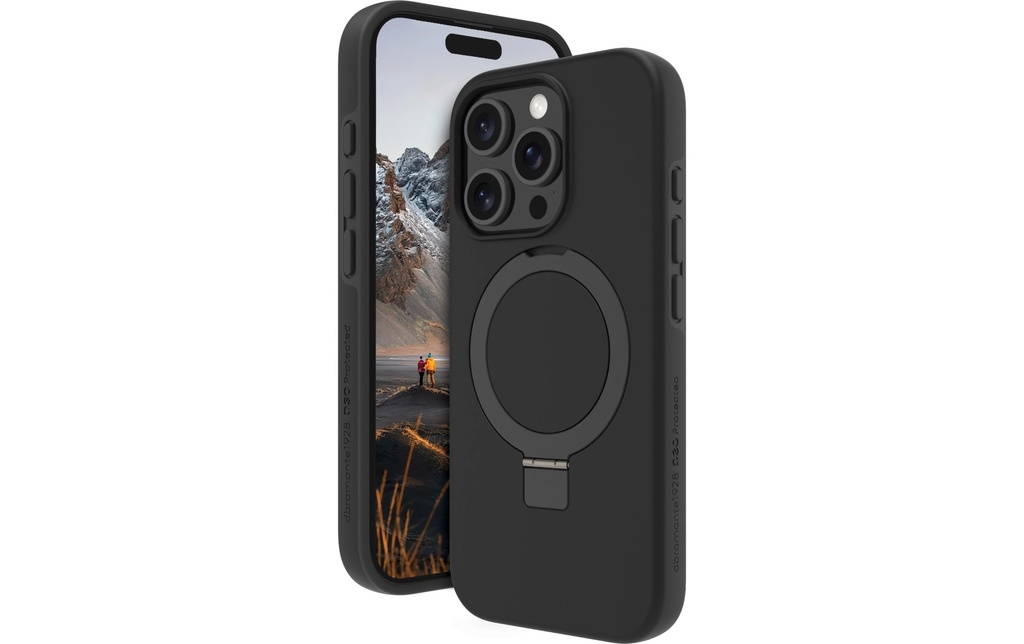 dbramante1928 Coque arrière Iceland Ultra D3O Kick iPhone 16 Pro Noir