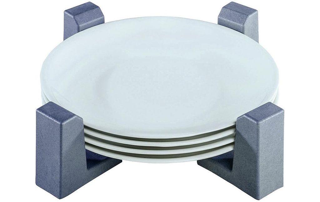 purvario Porte-assiettes et porte-casseroles 2 pièces