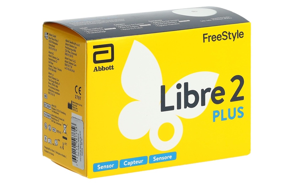ABBOTT FREESTYLE Capteur Libre 2 Plus 15 jours 1 pièce