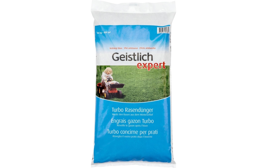 Hauert Geistlich Turbo Engrais pour gazon 10 kg