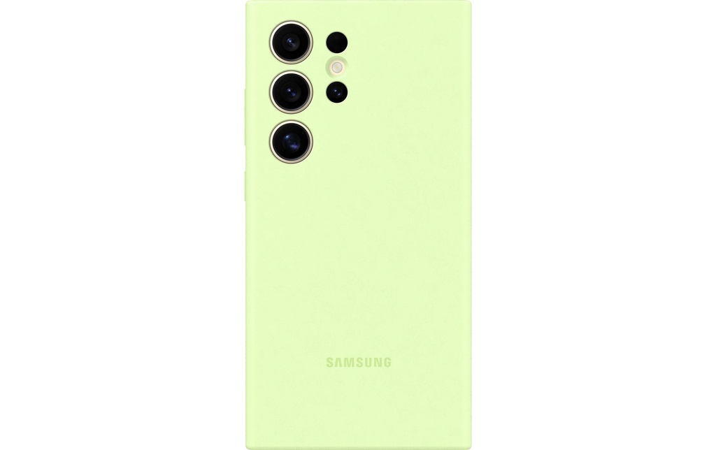 Samsung Coque arrière Silicone Galaxy S24 Ultra Vert