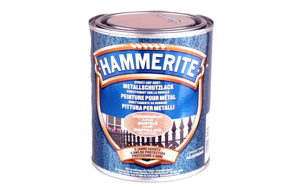 Hammerite Vernis de protection pour métal HS Cuivre, 750 ml