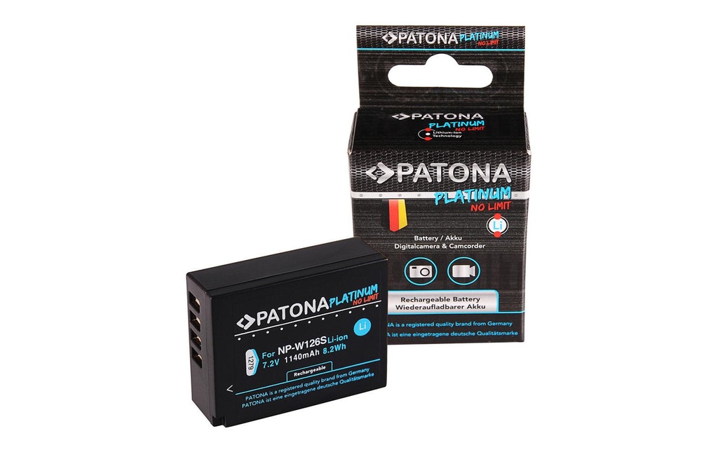 Patona Batterie pour Appareils photo numérique NP-W126S
