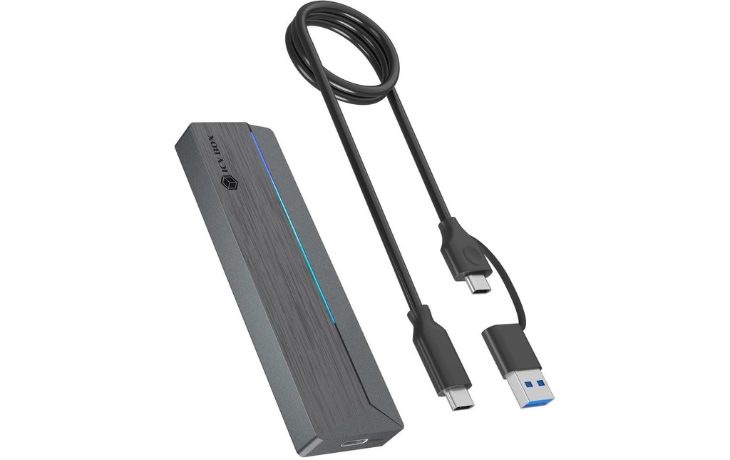 ICY BOX Boîtier SSD M.2 SATA/NVMe