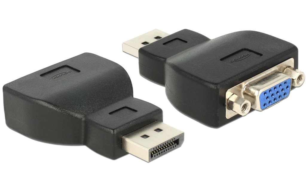 Delock Adaptateur Displayport - VGA Noir