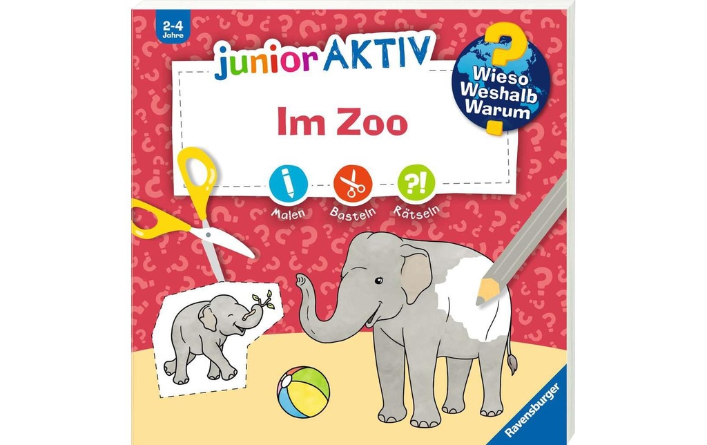 Ravensburger Livres pratiques pour enfants WWW junior AKTIV: Im Zoo