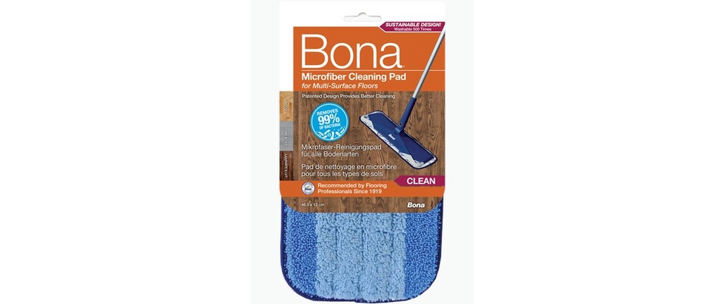 Bona Chiffon de nettoyage en microfibre CA101020 Bleu