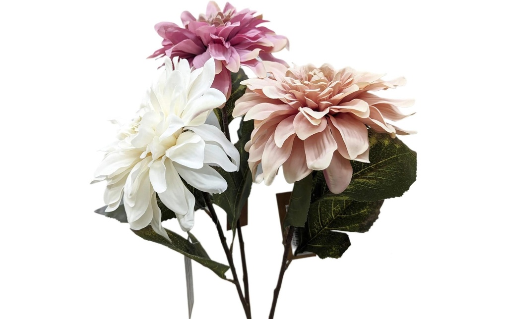 CHALET Fleur artificielle Dahlia 87 cm