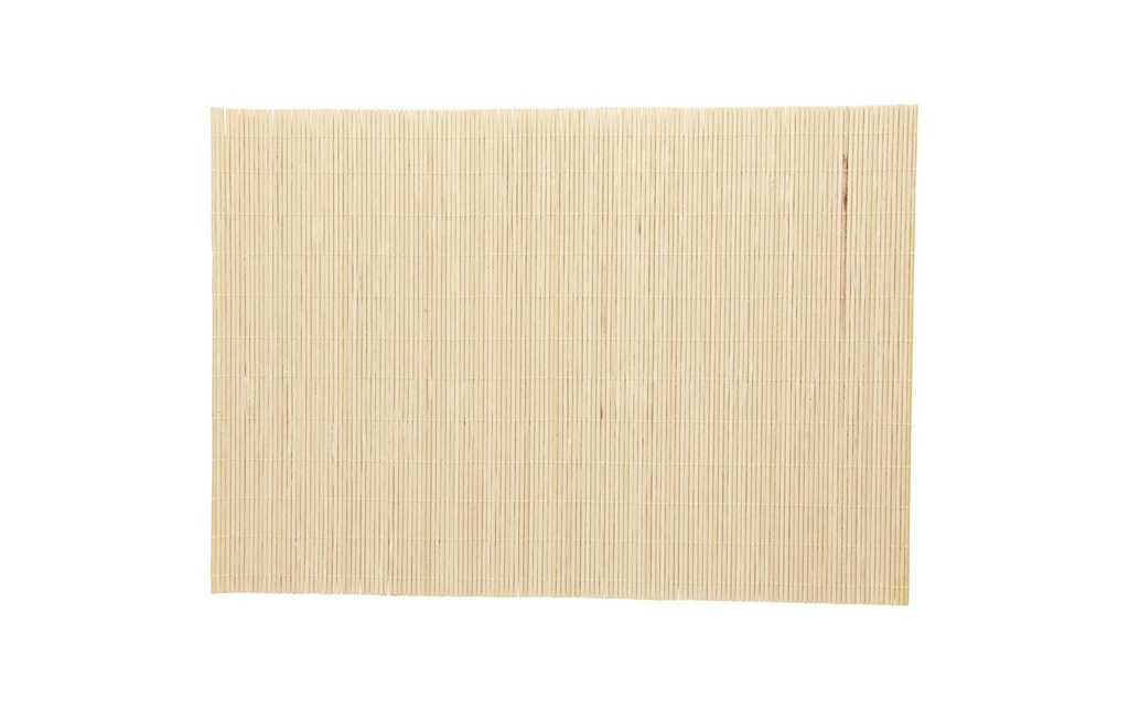 Creativ Company Coussin en feutre Tapis en bambou Quatre d'entre eux, Beige