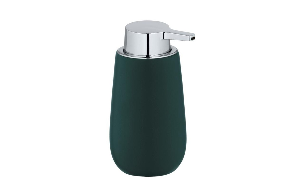 Wenko Distributeur de savon Badi 320 ml, Vert foncé