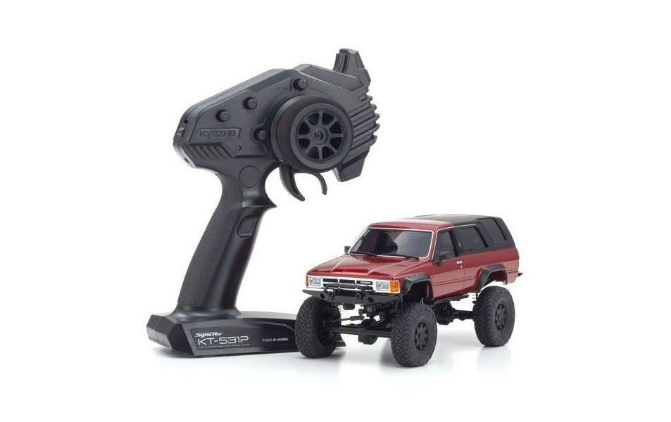 Kyosho Scale Crawler Mini-Z Toyota 4Runner, rouge 1:24, ARTR