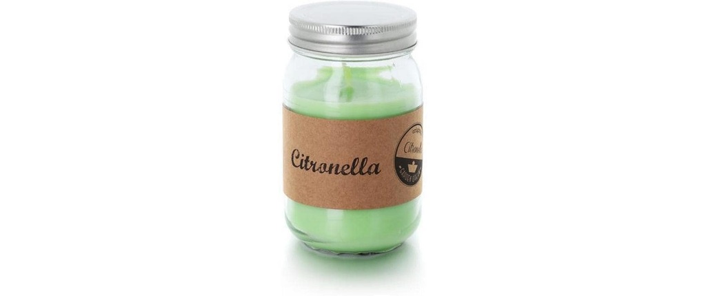 balthasar Bougie de jardin Citronella Jar Vert clair