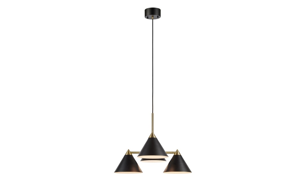 Markslöjd Lampe suspendue Klint, 4 x E14, max. 40W, noir/antique