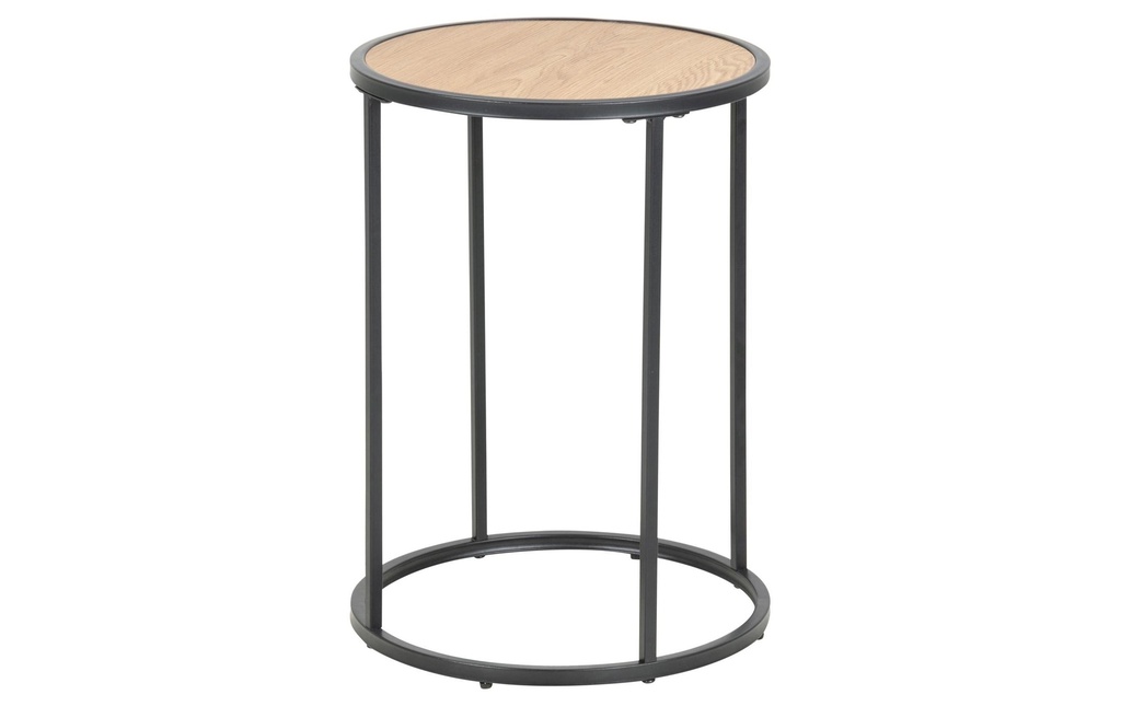 AC Design Table d'appoint Seaford Marron, Ø 40 x 55 cm