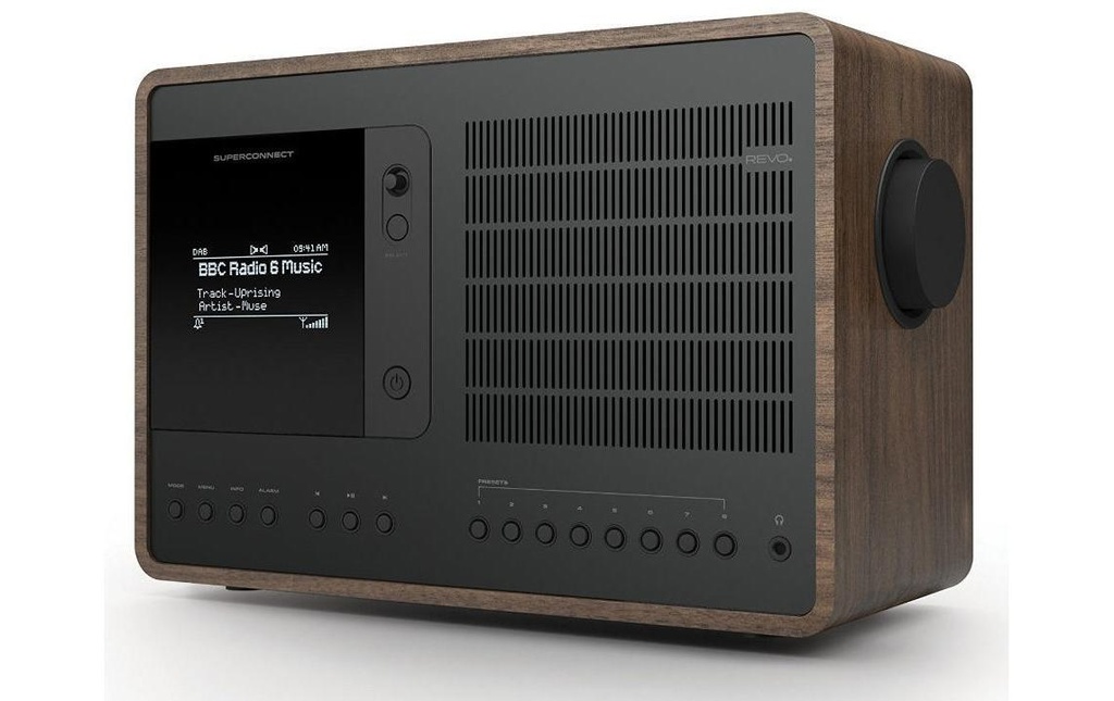 Revo Radio DAB+ SuperConnect Noyer/Noir