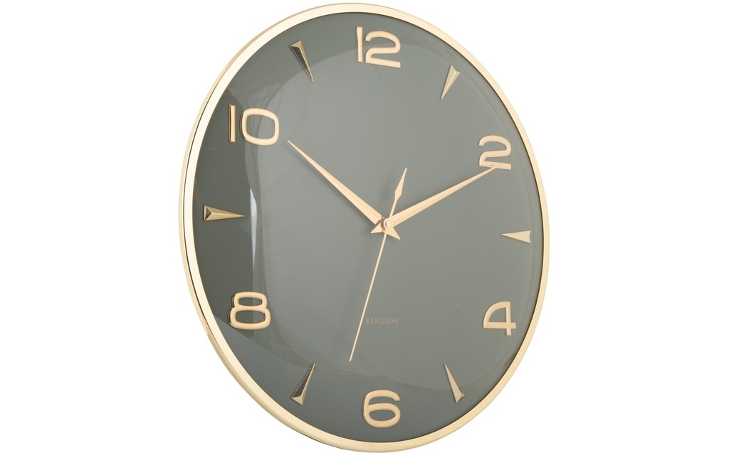 KARLSSON Horloge murale Sienna Glow Jungle green