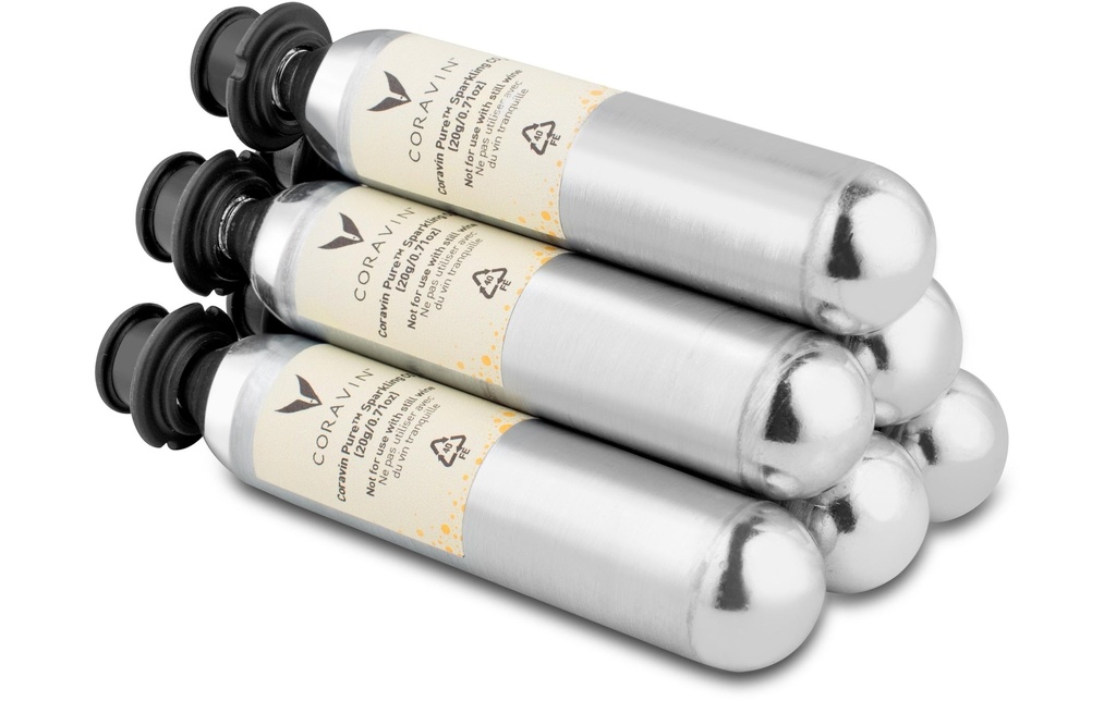 Coravin Cartouche Sparkling CO2 6 Pièce/s, Argenté
