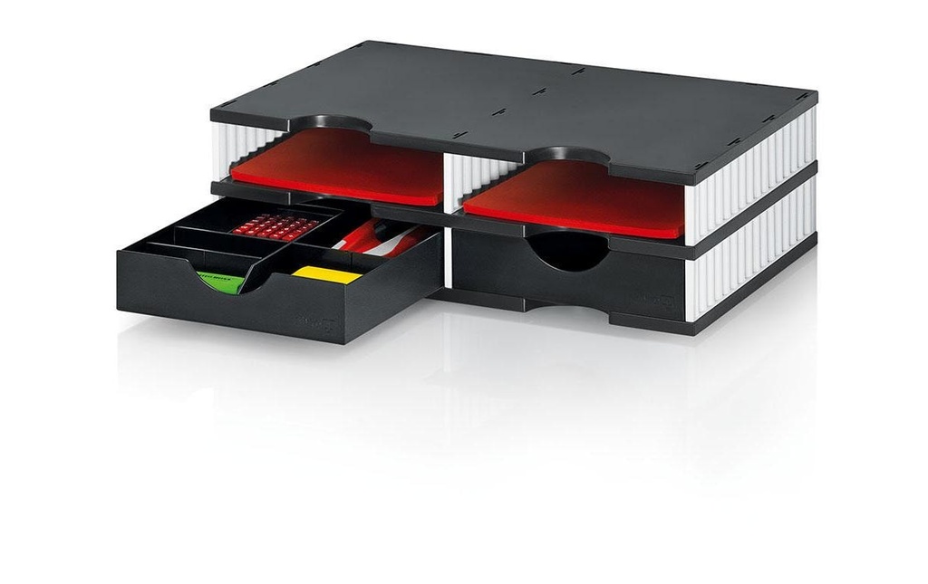 Styro Rangement pour documents styrodoc duo SET 2 tiroirs