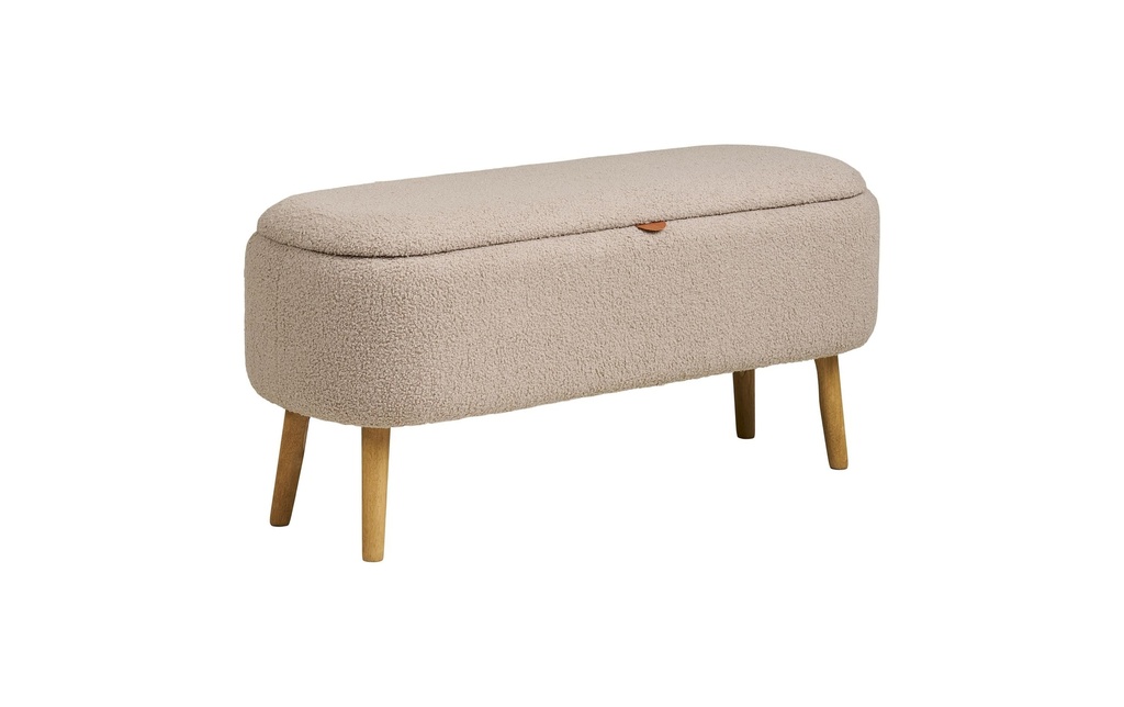 House Nordic Banc Harlow 37 x 95 x 45 cm, beige