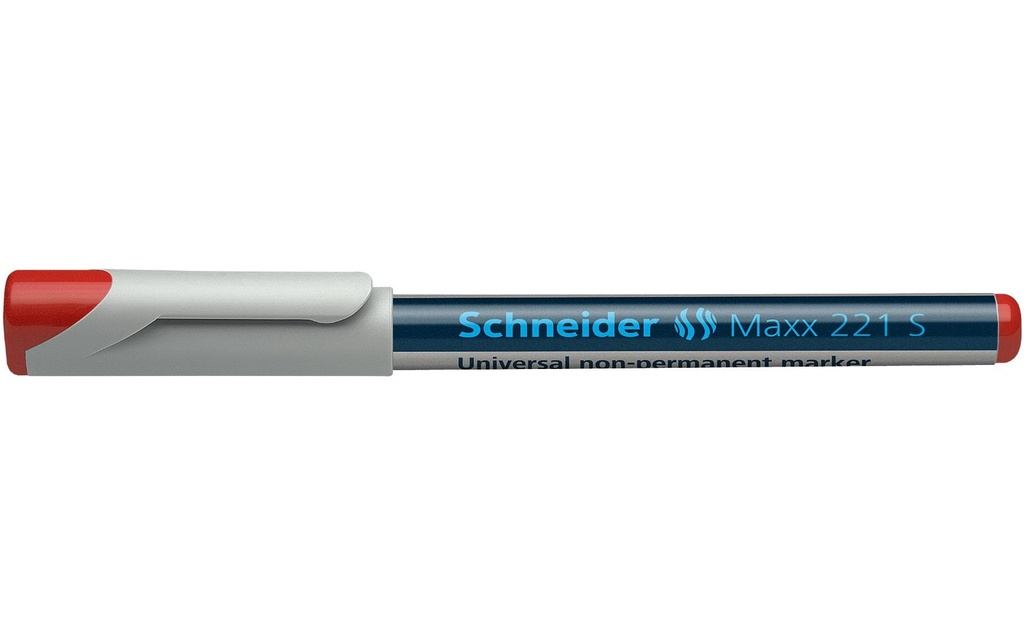 Schneider Stylo à feuilles OHP Maxx soluble dans l'eau Rouge, S