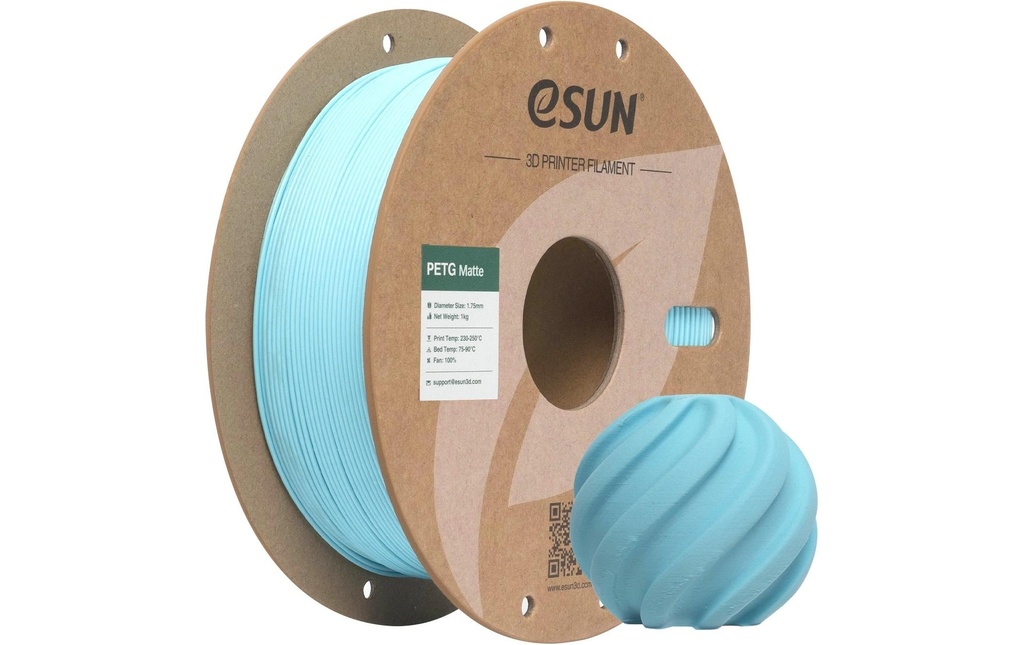eSun Filament PETG-Matte Bleu clair 1.75 mm 1 kg