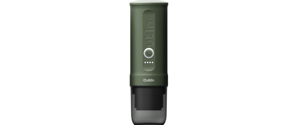 OUTIN Machine à café portable Nano Vert forêt