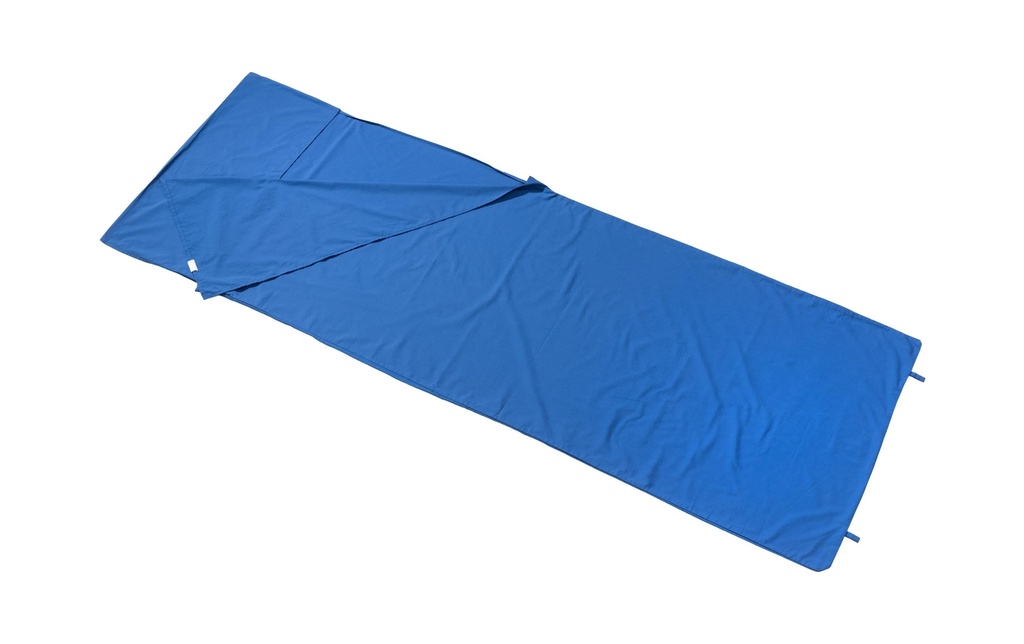 KOOR Drap de sac de couchage Bozoolo bleu coton 80 x 220 cm