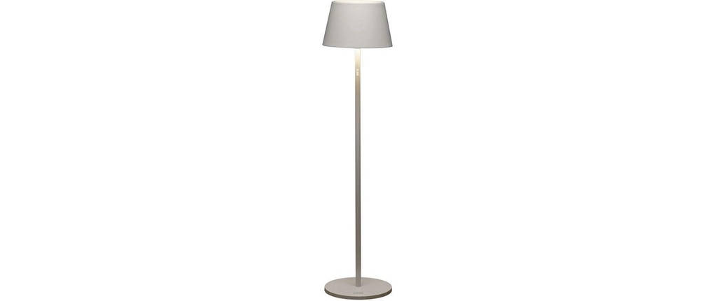 Konstsmide Lampe sur pied Pomezia USB, Blanc