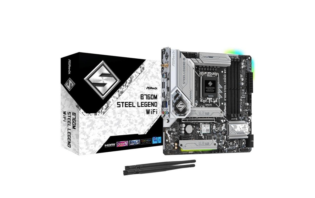 ASRock Carte mère B760M Steel Legend WiFi