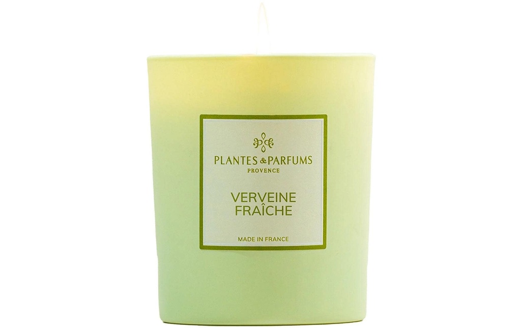 Plantes & Parfums Bougie parfumée Verveine fraîche 180 g