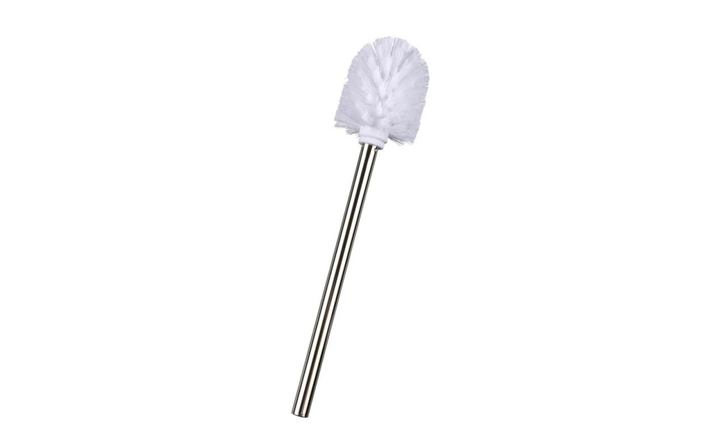 Wenko Brosse WC Brillant Ø 8 x 35 cm Argenté/Blanc