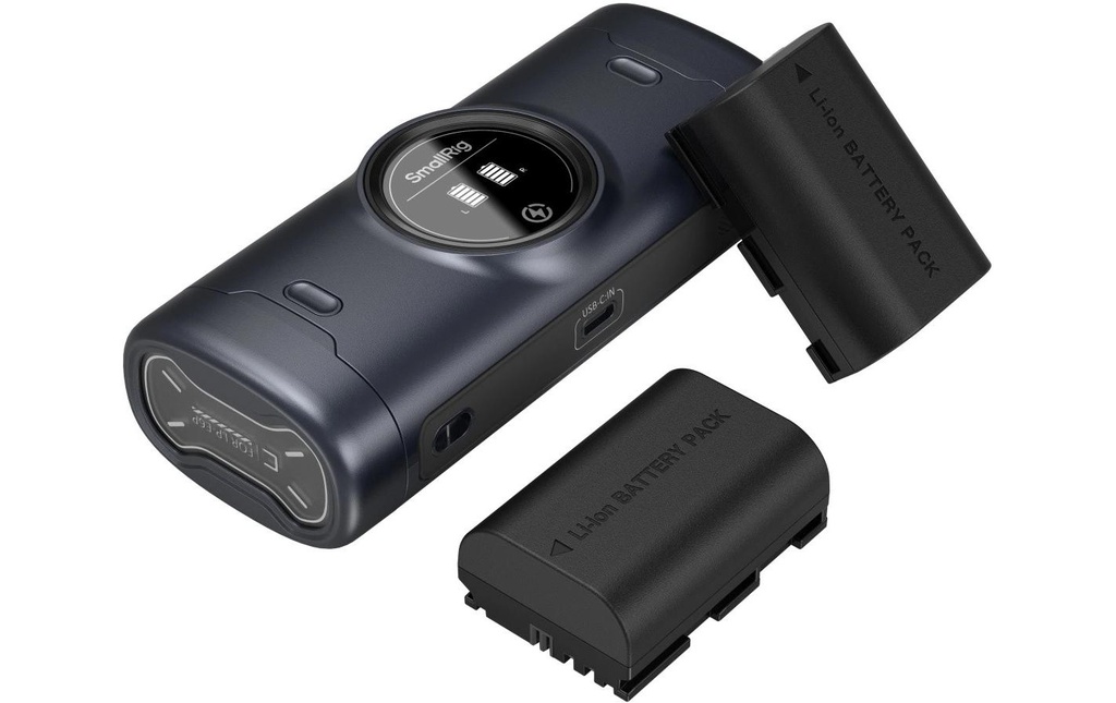Smallrig Batterie pour Appareils photo numérique Kit de charge portable pour 2x batterie LP-E6P
