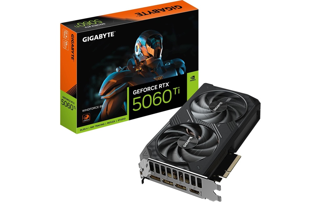 Gigabyte Carte graphique GeForce RTX 5060 Ti WINDFORCE 8G