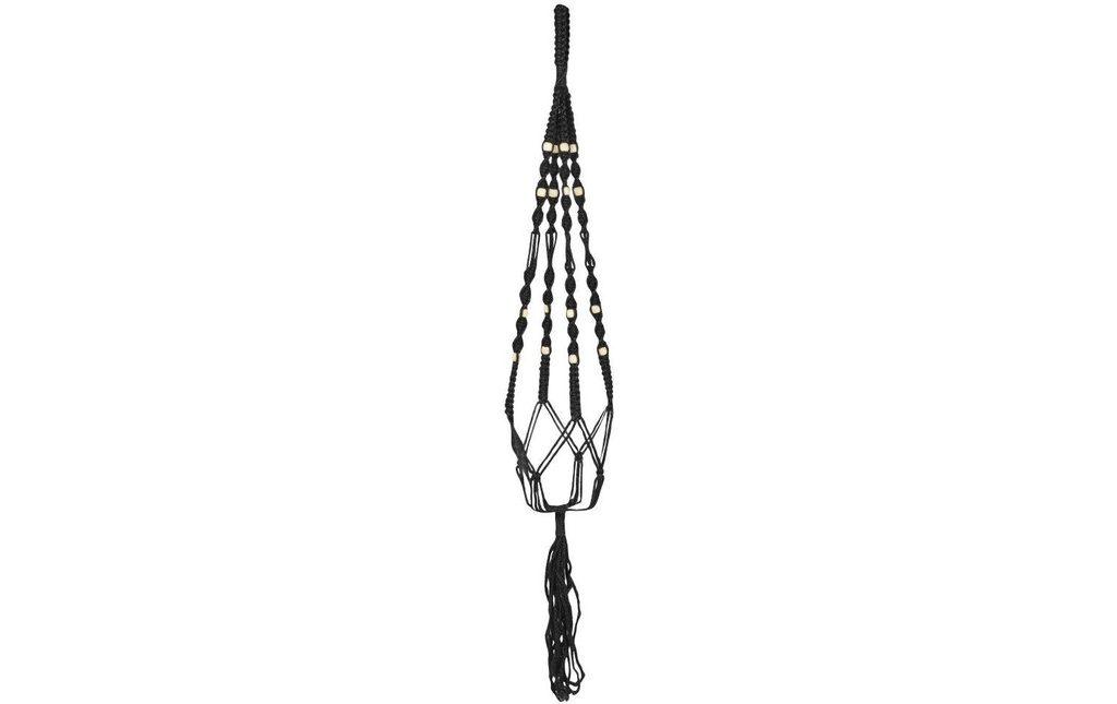 CHALET Feux de Fleurs Macramé 95 cm, Noir
