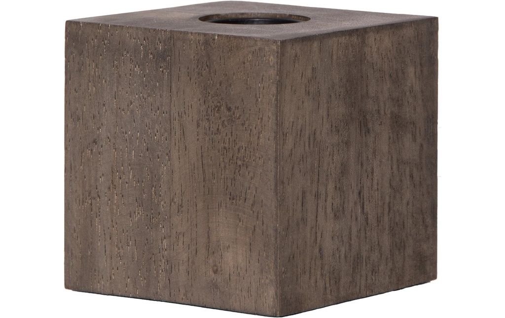 Star Trading Porte-lampe KUB E27 brun/naturel