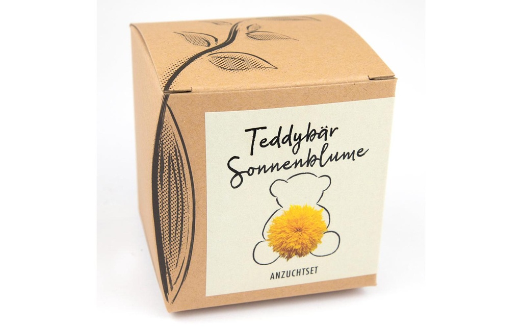 Naturkraftwerk Kits de culture de semis Ours en peluche Tournesol