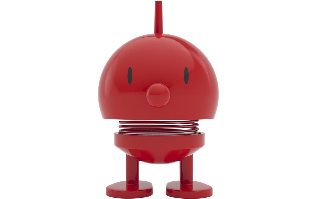 Hoptimist Objet à exposer Bumble Classic S 7.9 cm, Rouge