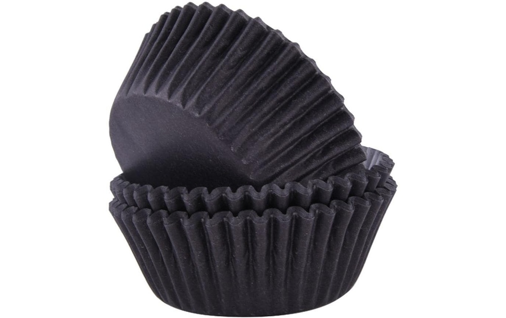 PME Moule à cupcakes Noir, 60 Pièce/s