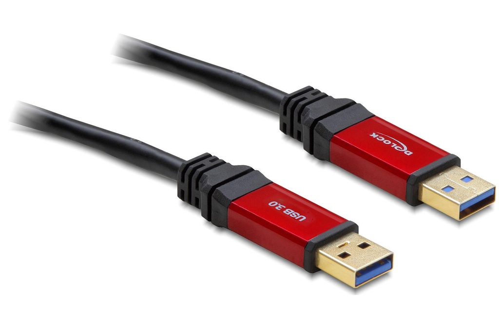 Delock Câble USB 3.0 Premium USB-A - USB-A 3 m