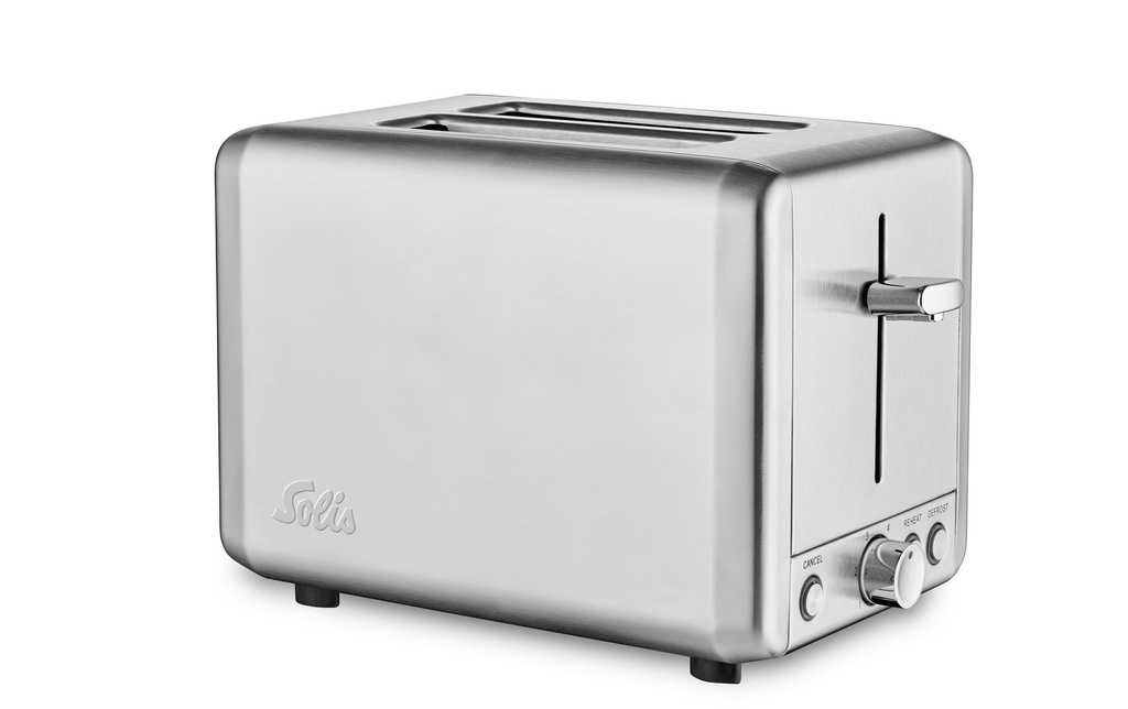 Solis Grille-pain Steel 8002 Argenté