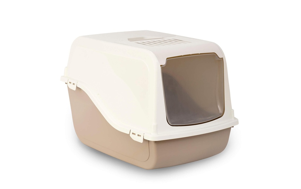MP Bergamo Litière pour chats Ariel 57 x 39 x 38 cm, beige