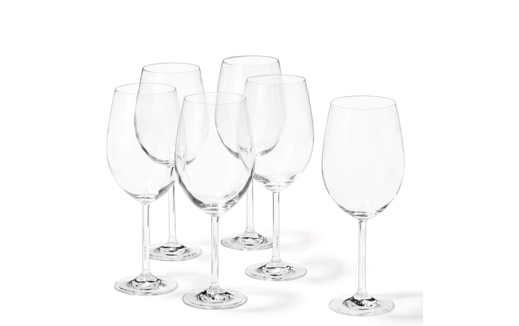 LEONARDO Verre à vin rouge Daily, Bordeaux 640 ml, 6 Pièce/s, Transparent