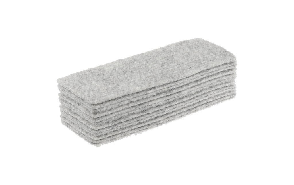 Büroline Feutre de rechange Effaceur de tableau blanc Gris, 12 pièces