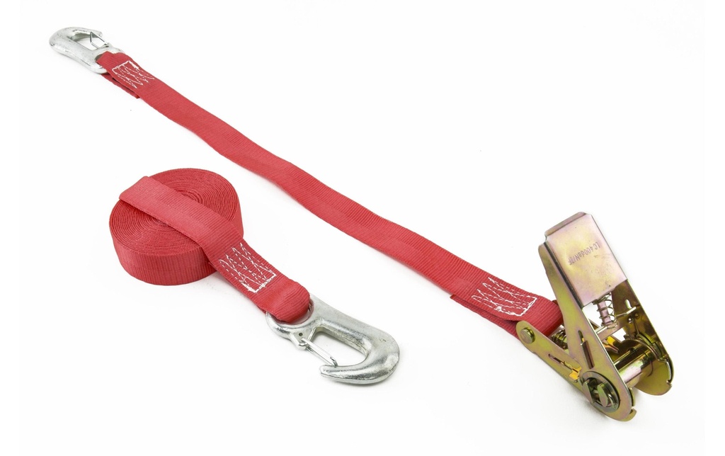 Zurrfix Sangle d'arrimage 0.50 + 5.50 m avec mousqueton, 800 daN